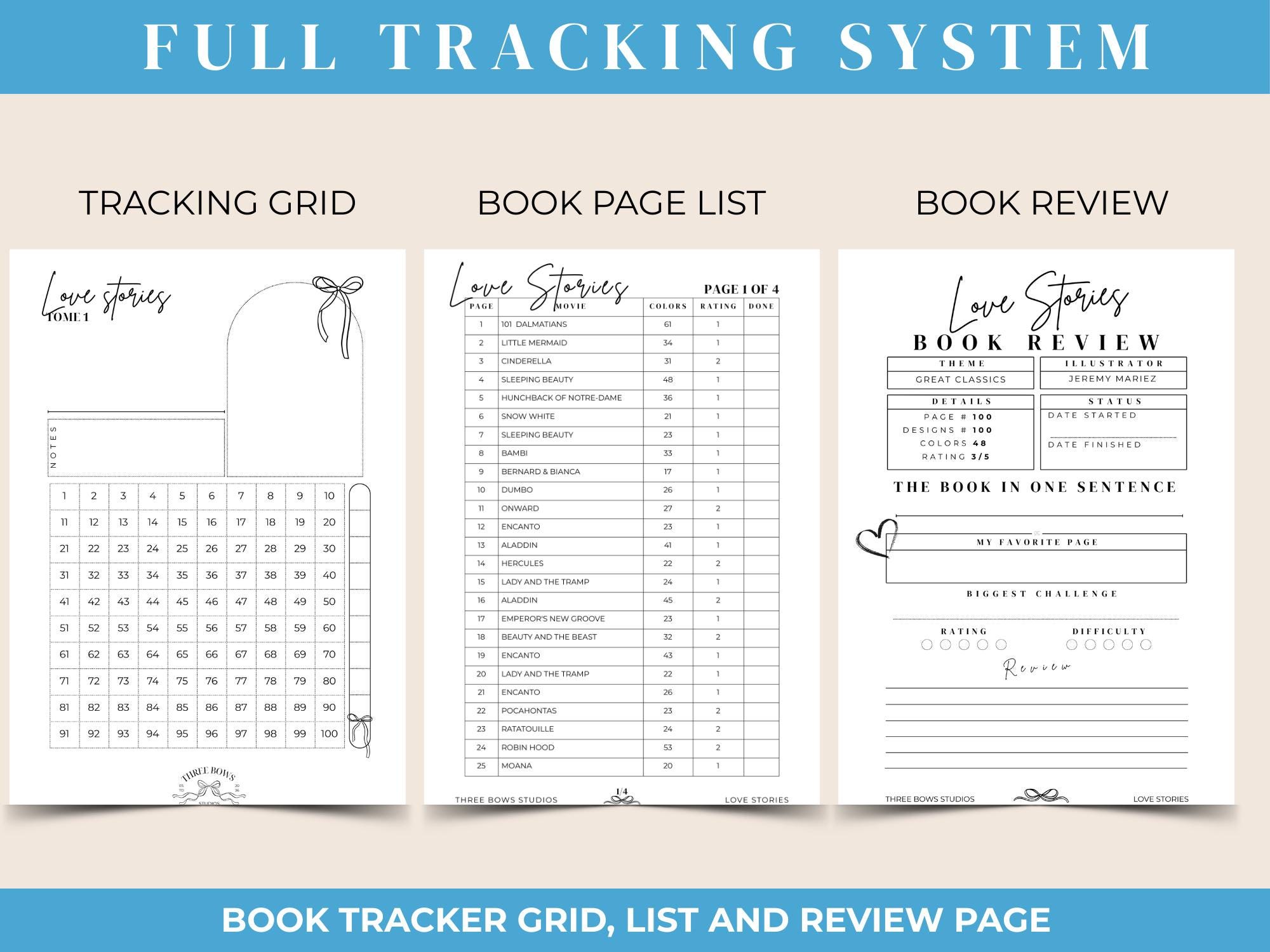 Love Stories Coloring Tracker – Color Code Organizer (A5 PDF) - Etsy