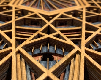 Wood Laser Cut Artwork | the Eye - Etsy