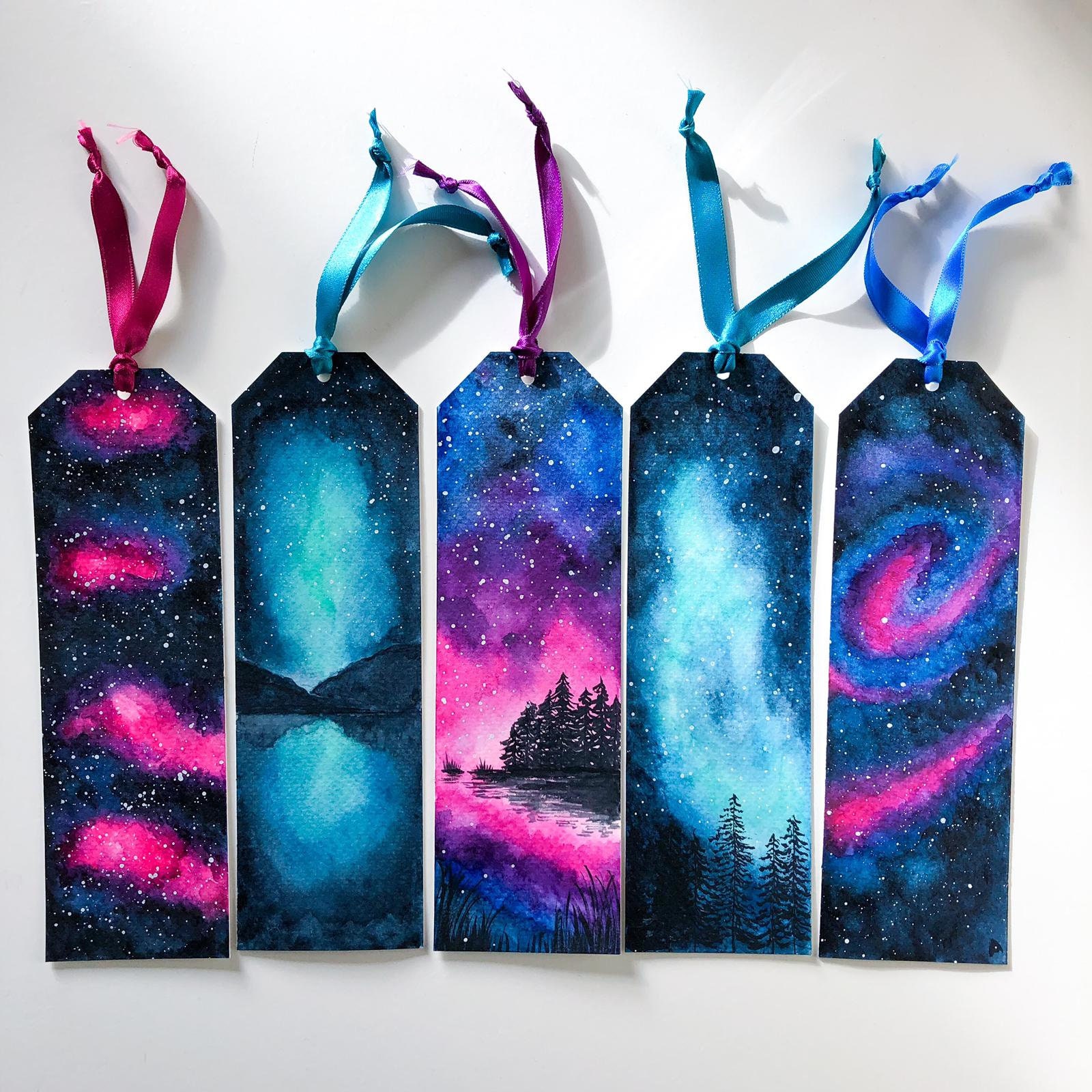 Galaxy Bookmark | Etsy