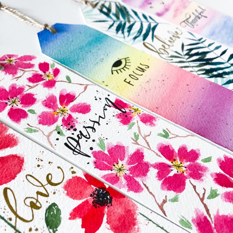Good Vibes Charity Bookmarks A little help for Chiara | Etsy