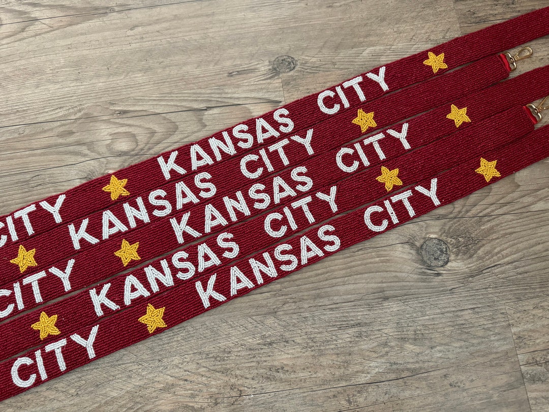 Kansas City KC Chiefs Beaded Purse Strap Game Day Strap Etsy