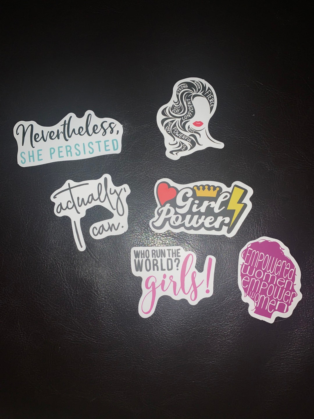 Girl Power Computer Sticker Girl Power Empowered Stickers for Water Bottles Laptop Cases - Etsy