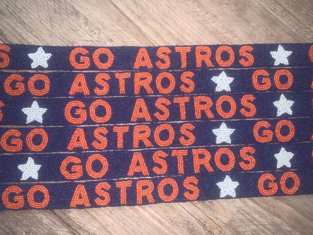 Houston Astros Baseball Beaded Purse Handbag Team Spirit Game Etsy