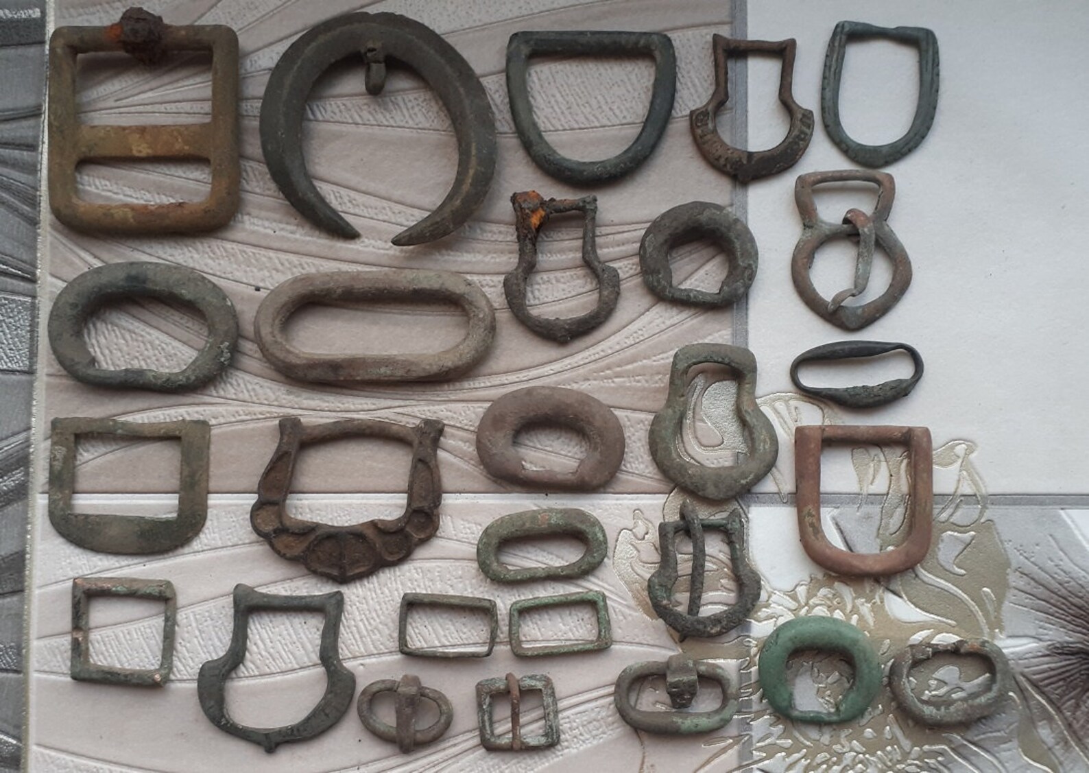 Rare Antique bronze buckles 1017 centuries. A.D. Etsy