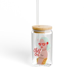 Chill Out 16oz Glass Sipper