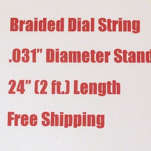 24インチダイヤルコード編みナイロンチューナー弦 - 古いアンティークヴィンテージ真空管ラジオ用プーリー弦