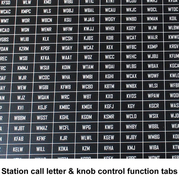 Radio Station Signs Etsy