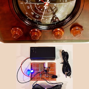 AM Transmitter - Stream to Your Old Antique Vintage Tube Radio - 3.5mm Aux, Mp3, Phone, CD, FM, Tablet, Bluetooth