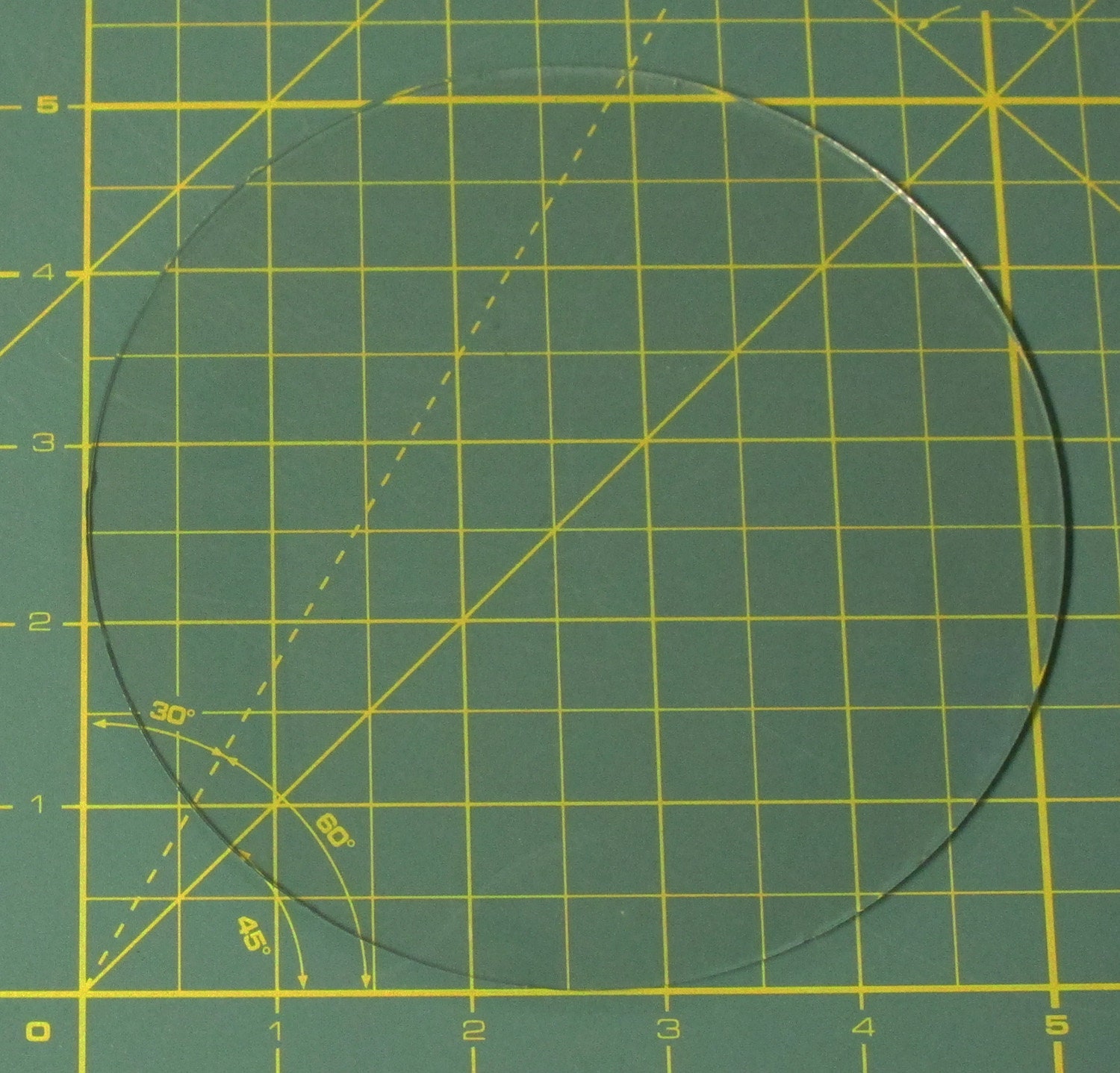 5 1/4 Convex Domed Glass Dial Cover for Your Vintage Antique Radio or