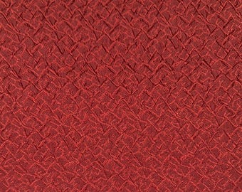 Vintage Fabric for Antique Radio or Amp Speaker Grill Cloth - Ruby Haze - Brick Red - Radio, Stereo, Console or Amplifier Grille Restoration