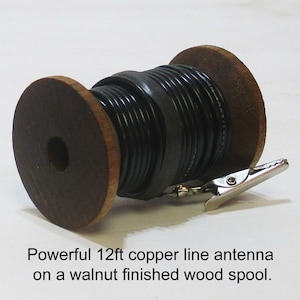 AM SW Radio Antenna Stranded Copper Line Hook Up Wire – For Antique Tube & Shortwave Radios
