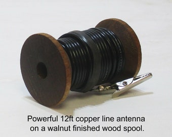 AM SW Radio Antenna Stranded Copper Line Hook Up Wire – For Antique Tube & Shortwave Radios