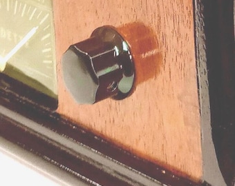 Reproduction de boutons de rechange vintage pour radio à tube antique, noir ou marron