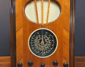 1936 Arvin "Rhythm Maid" Model 617 Old Antique Wood Vintage Tube Radio - Restored & Working