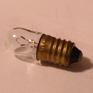 FOUR #46 6.3V .25A Screw Base Antique Radio Dial Lamps, Pinball and Fender Amp Pilot Bulbs