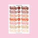 small business packaging stickers • magic inside packaging stickers • happy mail envelope seals