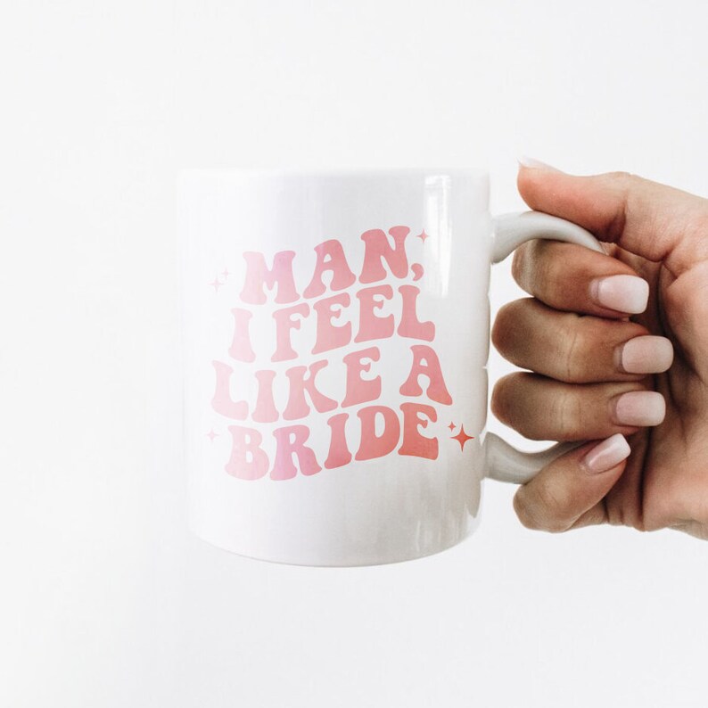 Man, I Feel Like a Bride Tee in Blue – Cotton Wool Feather and Co