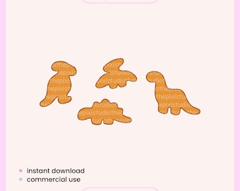 natychmiastowe pobieranie · clipart nuggets z kurczaka w kształcie dinozaura png · nuggets z kurczaka dla malucha svg · nuggetsy z kurczaka w kształcie dinozaura to moje bezpieczne jedzenie · plik svg