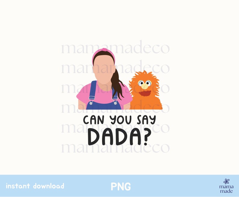 Instant Download Ms. Rachel Can You Say Dada Png Songs for Etsy Australia