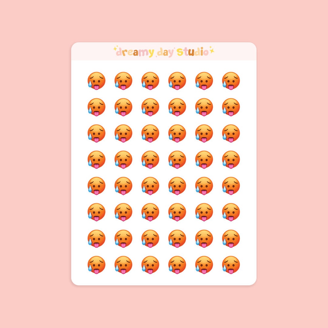 Planner Stickers • Mini Emoji Stickers • Hot Planner Stickers ...