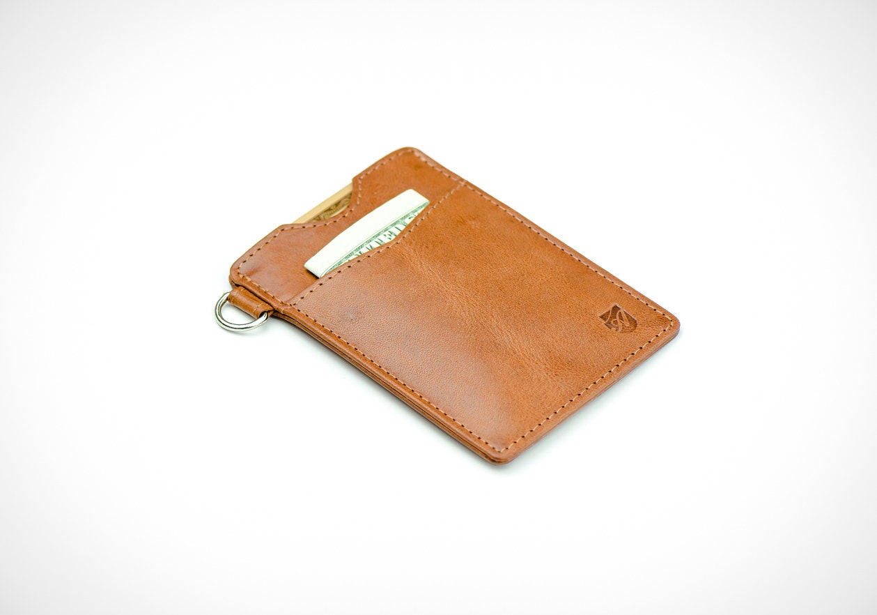 Key Wallet Front Pocket Key Wallet Slim Wallet Id Window Etsy