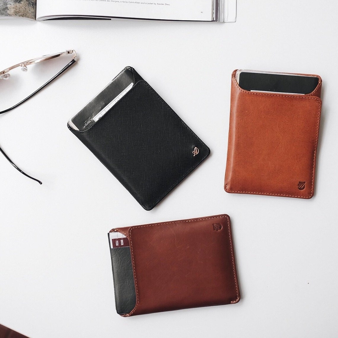 Passport Wallet Leather Passport Wallet Mens Passport Etsy Ireland