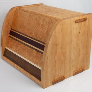 Solid Hardwood Bread Box and Cutting Board image 8