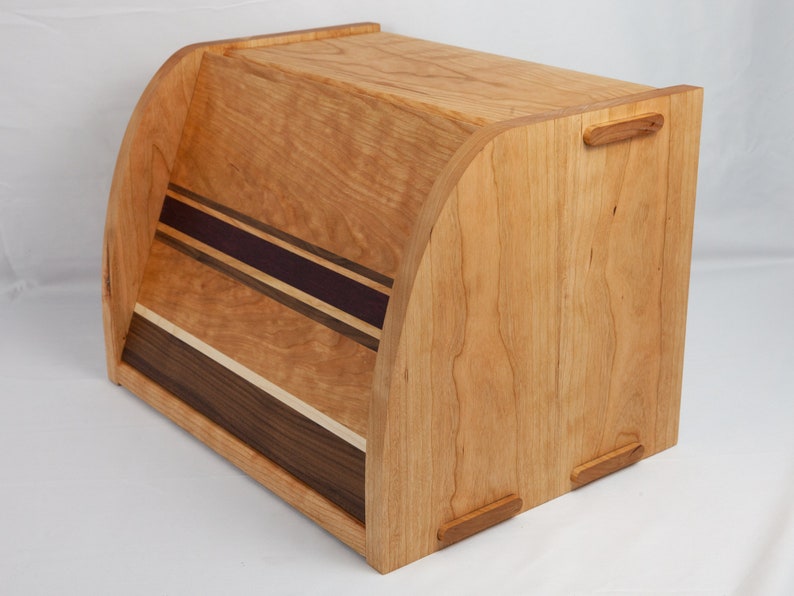 Solid Hardwood Bread Box and Cutting Board image 8