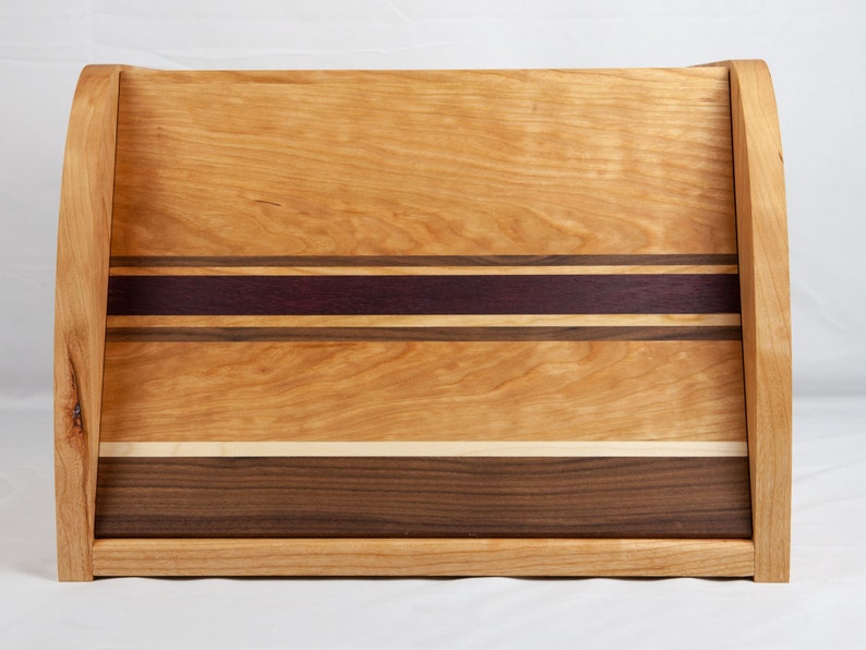 Solid Hardwood Bread Box and Cutting Board image 3