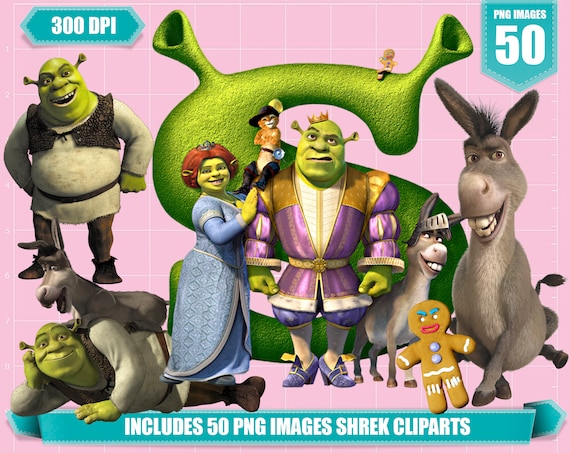 Shrek transparent background PNG cliparts free download