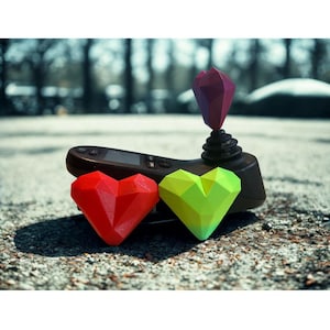 Heart Power Wheelchair Accessory Upgrade Flexible Mushroom Joystick Knob