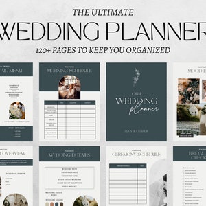 120+ Page Wedding Planner Printable,Template Wedding Planner,Wedding Itinerary,Wedding Planning Book,Wedding Planning Checklist, Checklist