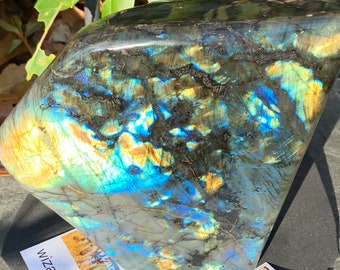 Labradorite 11 LB XXL tower large sphere obelisk feldspar spectrolite Comet