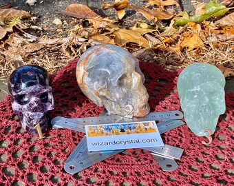 Fluorite Skull Collection rainbow friends