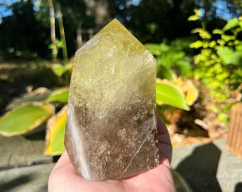 Smokey Citrine Tower: 5" Crystal Point Wand