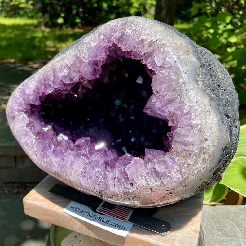 33LB Amethyst Geode Amazing amethyst Large Purple crystals The Circle of Sight image 8