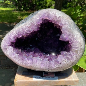 33LB Amethyst Geode Amazing amethyst Large Purple crystals The Circle of Sight image 9