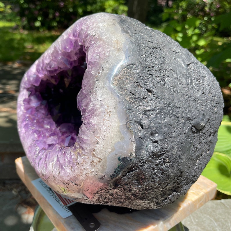 33LB Amethyst Geode Amazing amethyst Large Purple crystals The Circle of Sight image 4