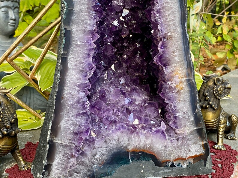 Huge Cathedral Amethyst 67LB Geode Amazing 18 Standing | Etsy