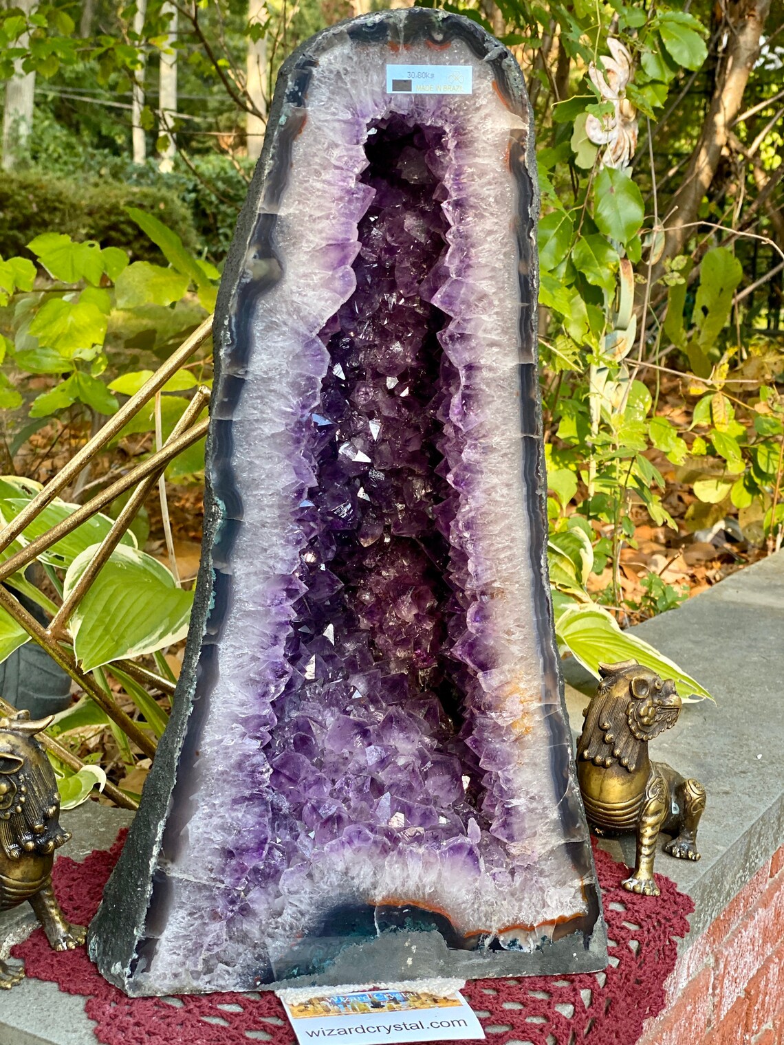Huge Cathedral Amethyst 67LB Geode Amazing 18 standing | Etsy