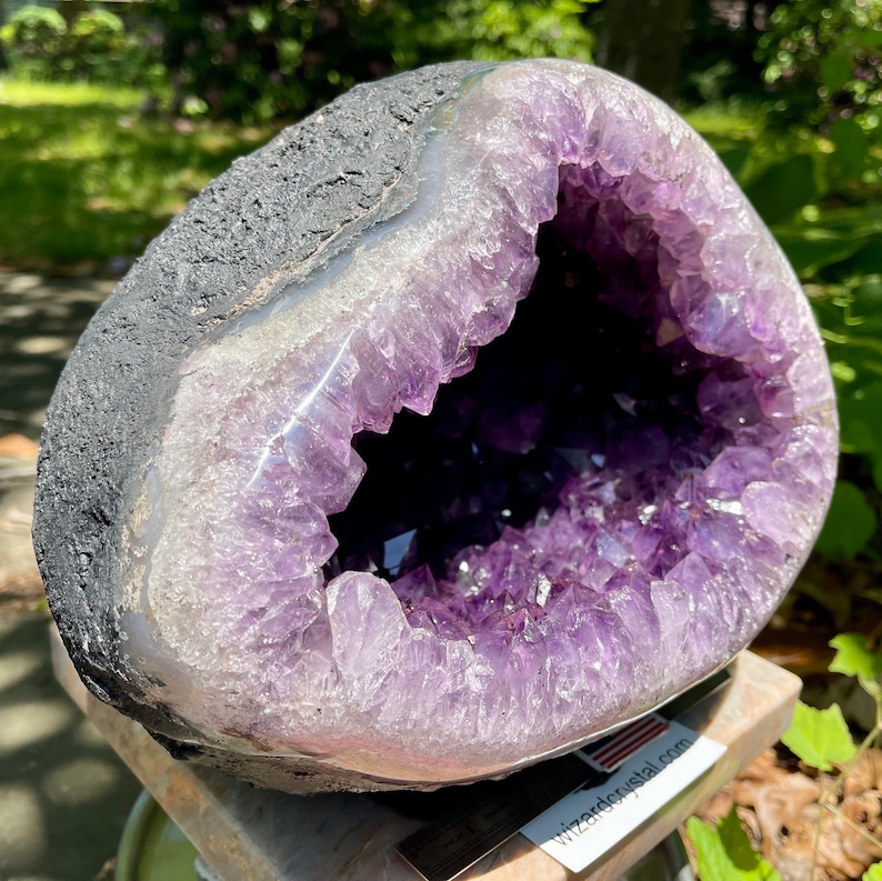 33LB Amethyst Geode Amazing amethyst Large Purple crystals The Circle of Sight image 7