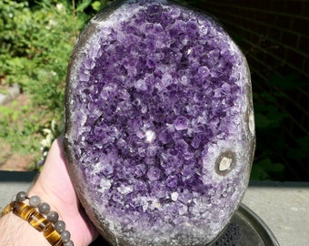 Large Amethyst Geode Amazing amethyst Large Purple crystals amethyst church stone Flower of focus