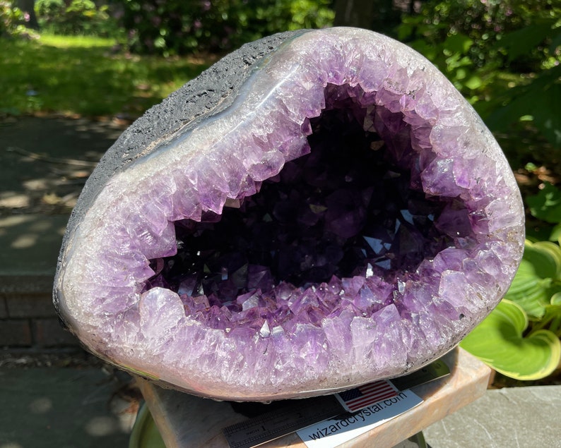 33LB Amethyst Geode Amazing amethyst Large Purple crystals The Circle of Sight image 5