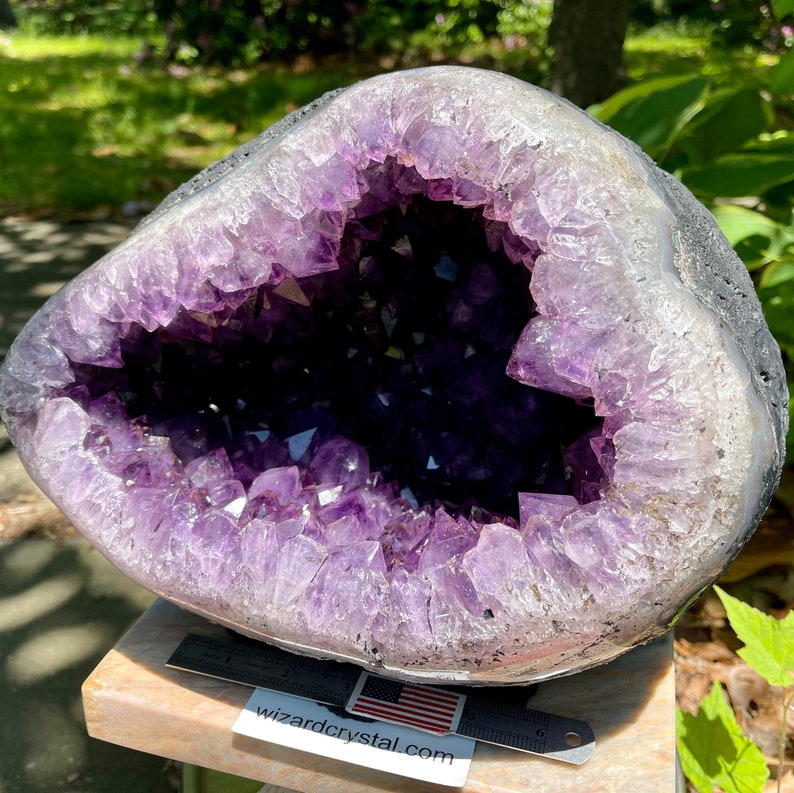33LB Amethyst Geode Amazing amethyst Large Purple crystals The Circle of Sight image 6