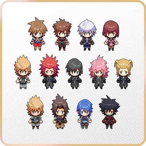 Kingdom Hearts Character Mini Phone Charms