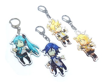 LIQUIDAÇÃO Chaveiros de acrílico Vocaloid