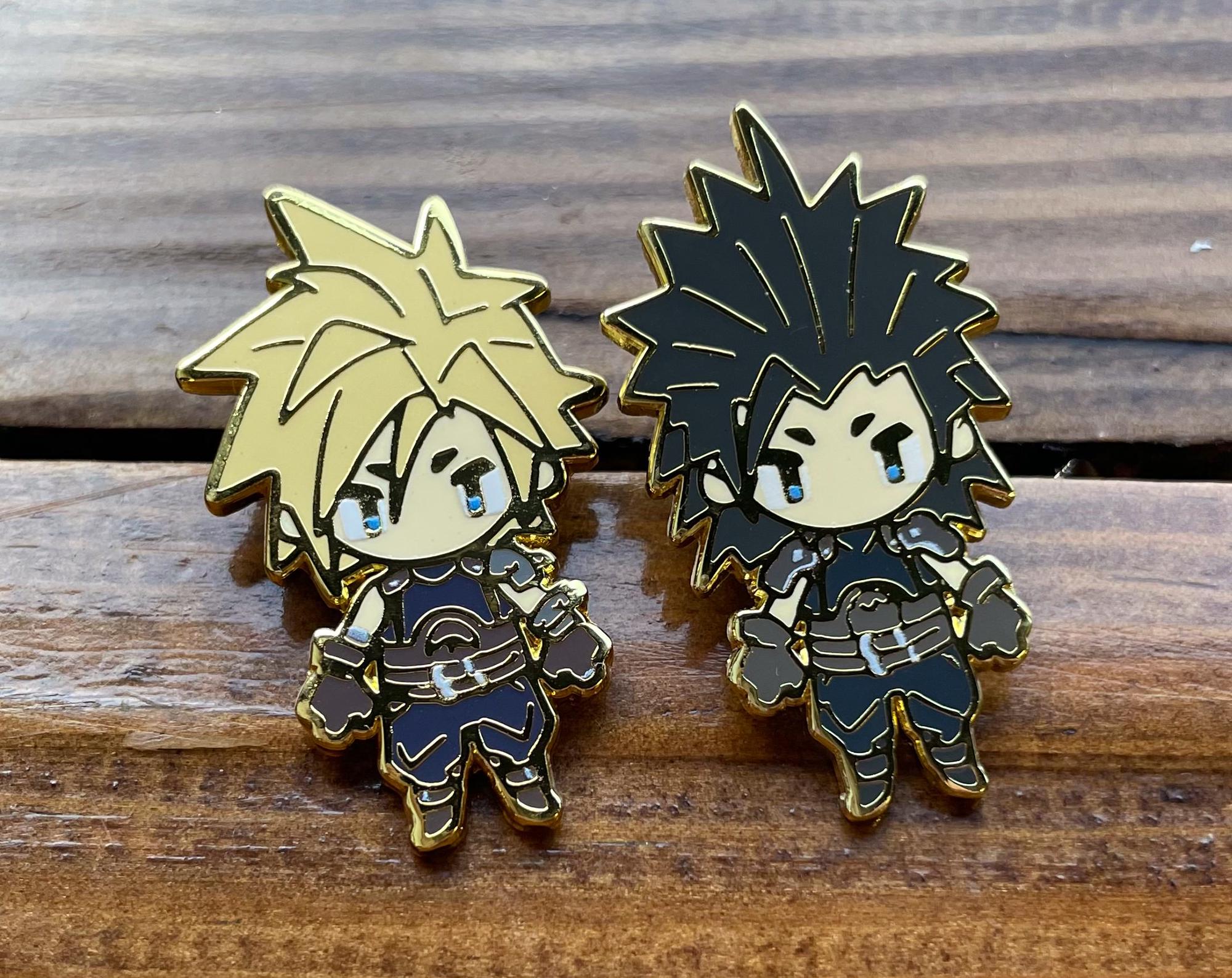 clan queen Random Pins (4 Designs) コンプ Final Fantasy Cloud and Zack Enamel Pins - Etsy