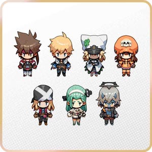 Guilty Gear-karaktär Mini-telefonberlocker