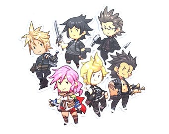 Final Fantasy Character Stickers