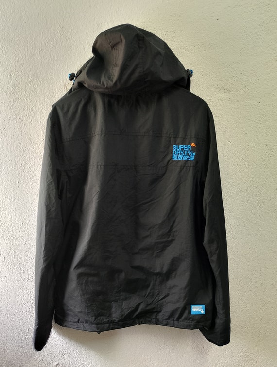 Superdry 極度乾燥 Men's Windcheater Jacket SUPERDRY JAPAN ORIGINAL WINDCHEATER MENS Black JACKET WITH